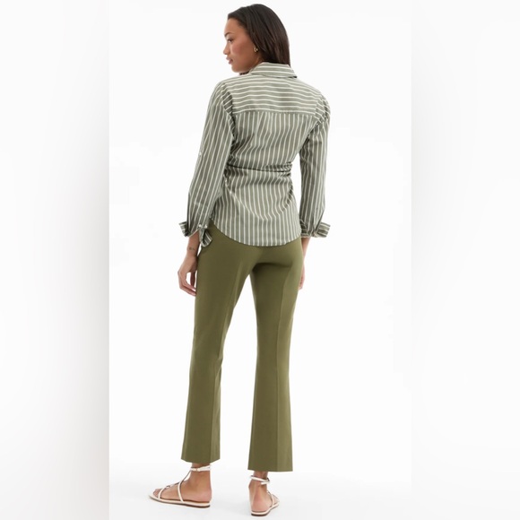 Devra Ruched Button-Down Shirt - Picture 3 of 4